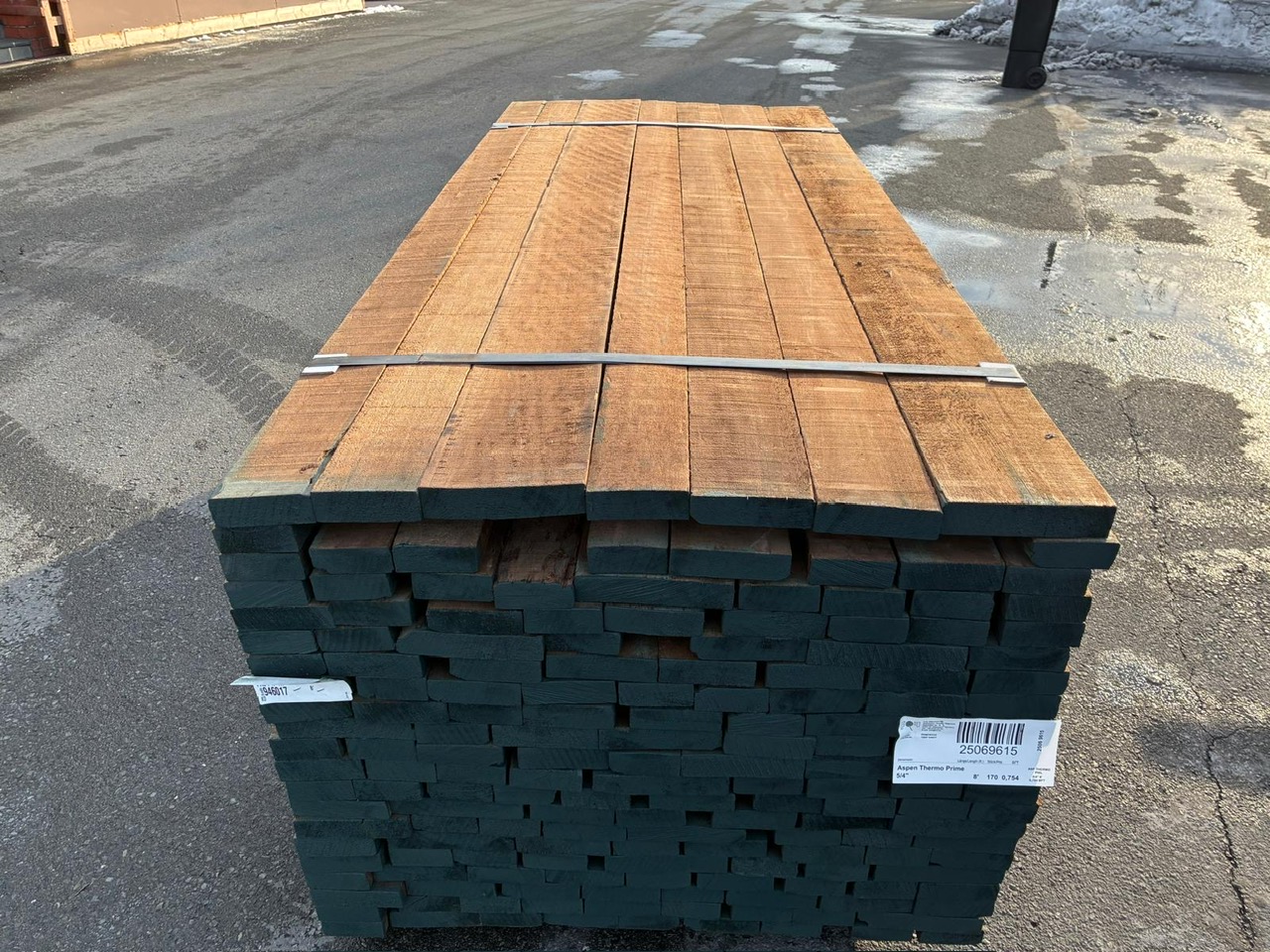 Aspen thermo treated